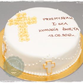 produkt: Tort ze Złotym krzyżem nr 1116
